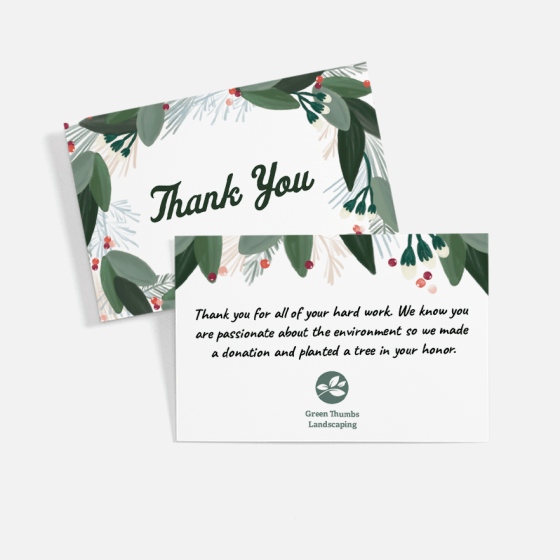 Thank You Christmas Messages to Customers and Employees VistaPrint