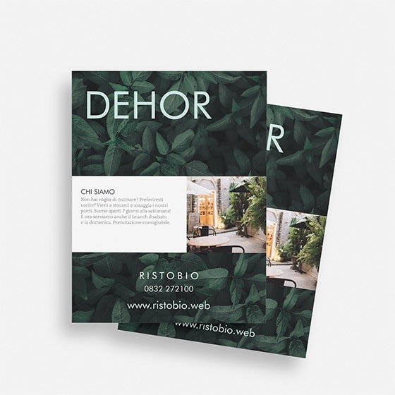 Volantini e dépliant