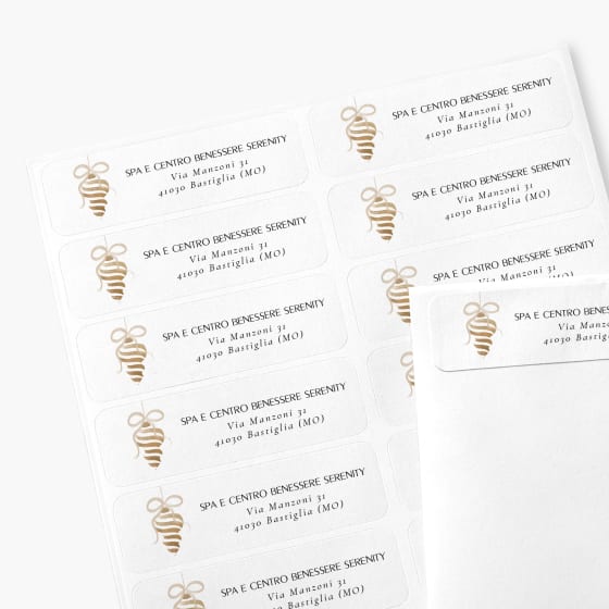 Etichette per indirizzo