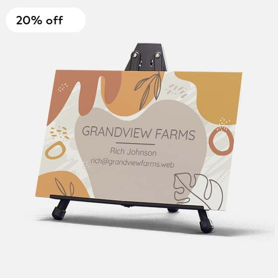 20% off GRANDVIEW FARMS Rich Johnson rich@grandviewforms wely 