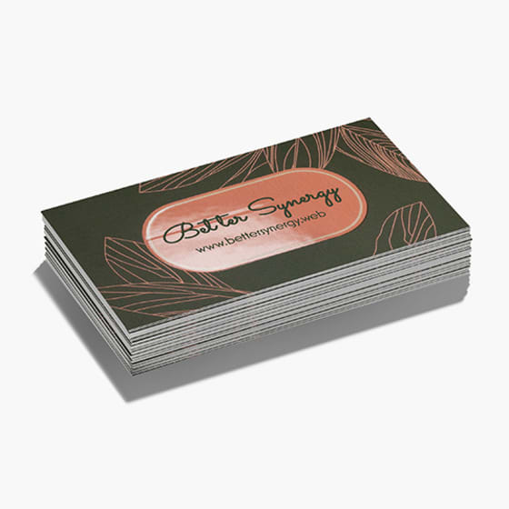 Embossed Gloss Business Cards