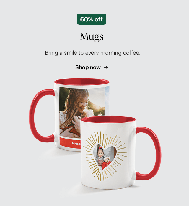 Mugs Bring a smile to every morning coffee. Shop now - 