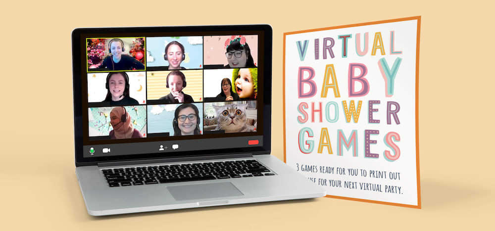 A virtual baby shower