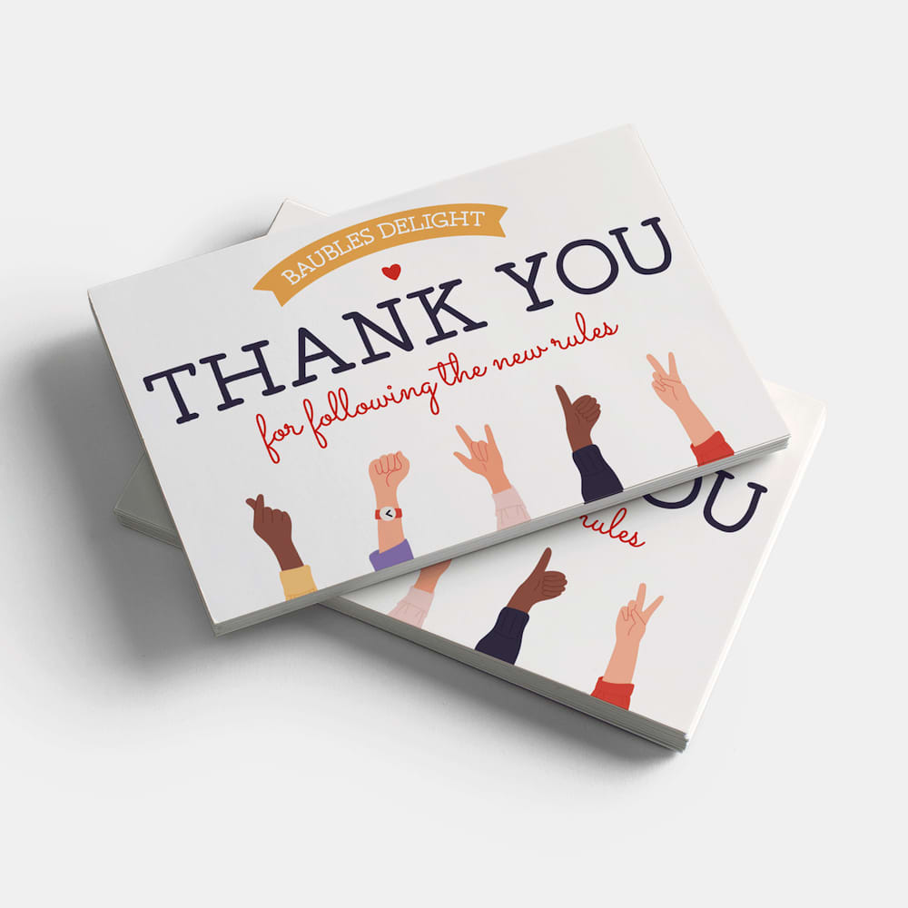 Build Loyalty with Small Business Thank You Cards | VistaPrint